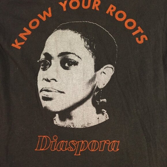Joy Postell Shirt Small Black Double Sided Diaspora - Picture 1 of 6